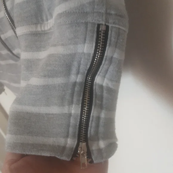 Stitchfix Market & Spruce Moto Zippered Cardigan Sz S - Picture 5 of 8